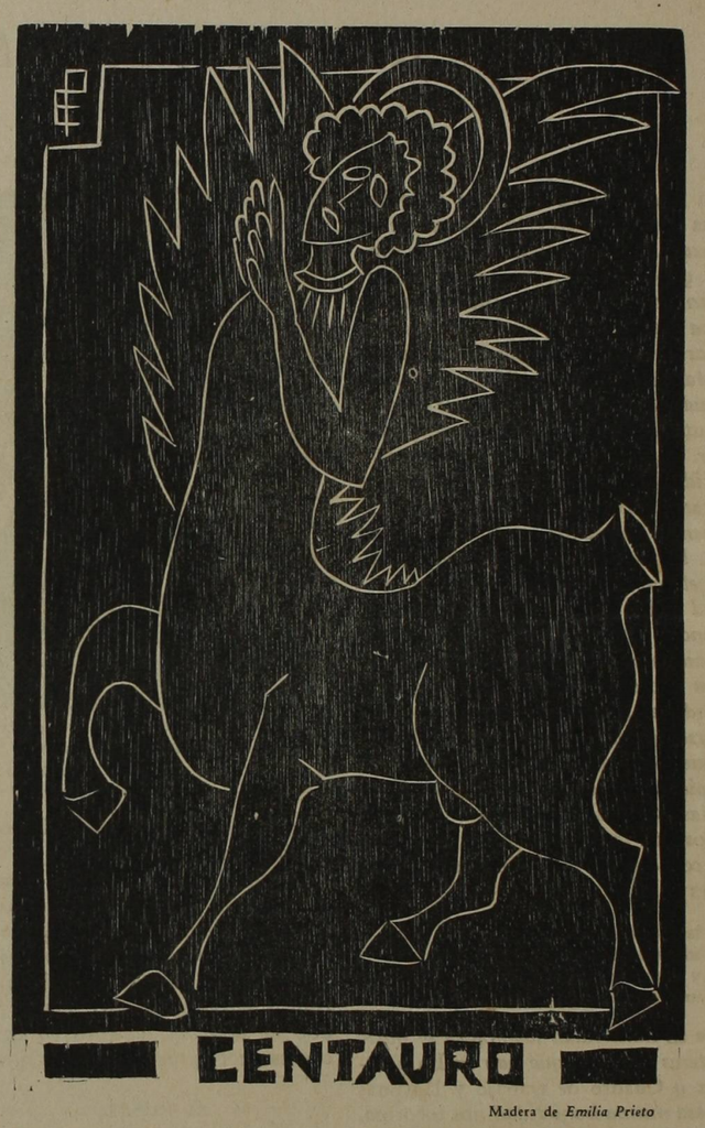 Grabado Centauro